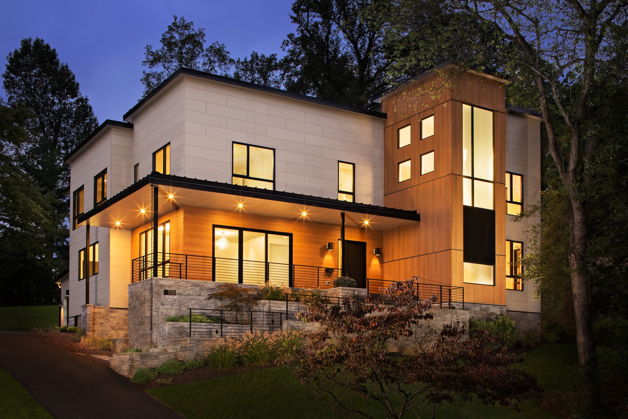 Forest Villa Exterior Front Dusk Jpeg Forest Villa Exterior Front Dusk Jpeg