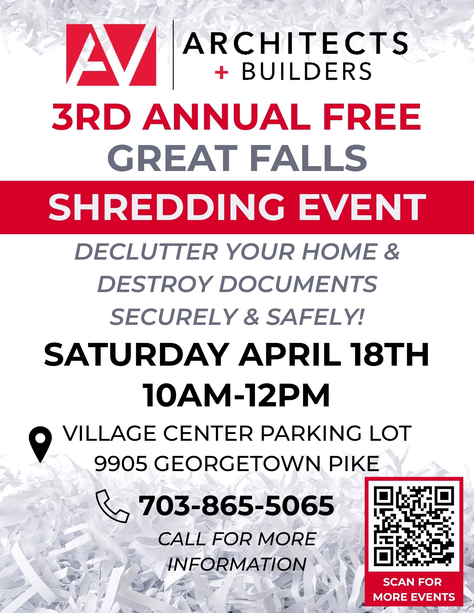 2026  Shredding Event Flyer